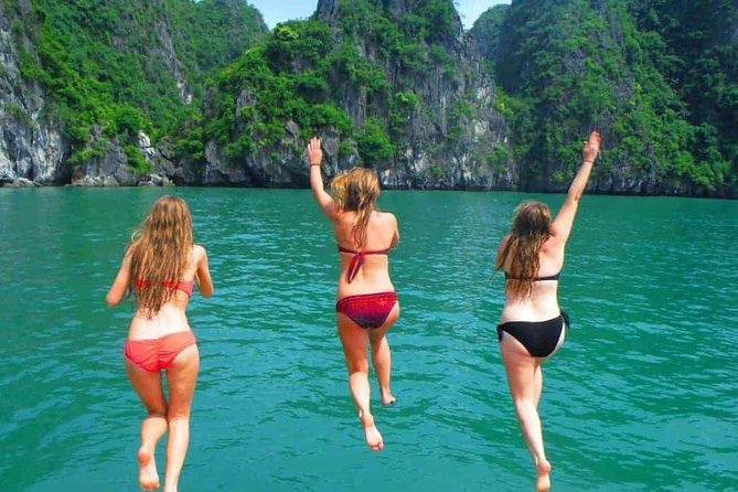 1 Day Boat Tour: HaLong Bay, Lan Ha Bay, Natural Beach and Full Moon Party - Lan Ha Bay begins with the wide view