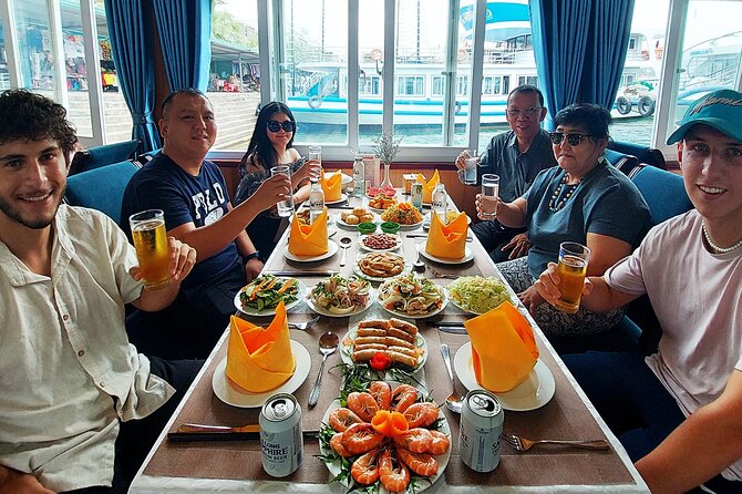 1 Day Tour to Halong Bay Cruise from 3 - 5 star Cruise & Transfer - Boarding at Tuan Chau and settling into the cruise