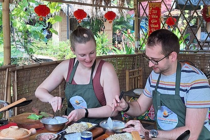 1 hour Egg Coffee Cooking Class with Snack and Local Instructor - A spring roll gives the coffee a savory partner