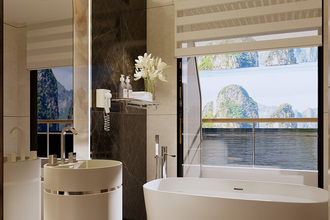 2 Day 1 Night Luxury Azura Cruise through Halong & Lan Ha Bay - Your cabin: more space for the overnight portion