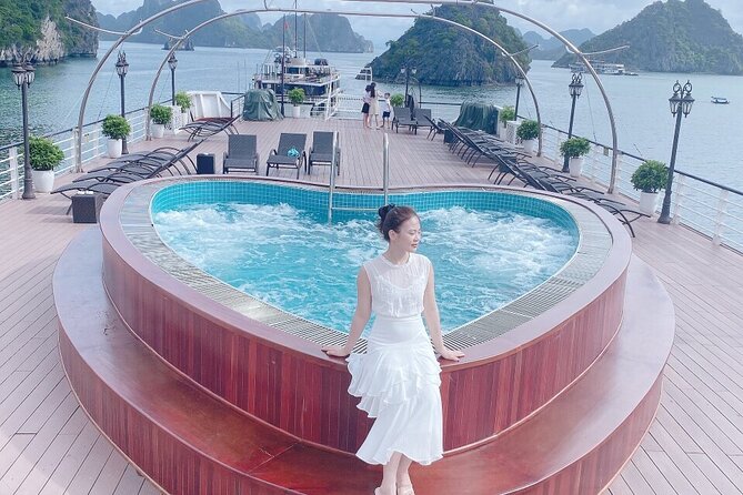 2-Days Aspira Cruise Tour around Hanoi- Halong- Lan Ha Bay - Leaving Tuan Chau for Ha Long and Lan Ha Bay