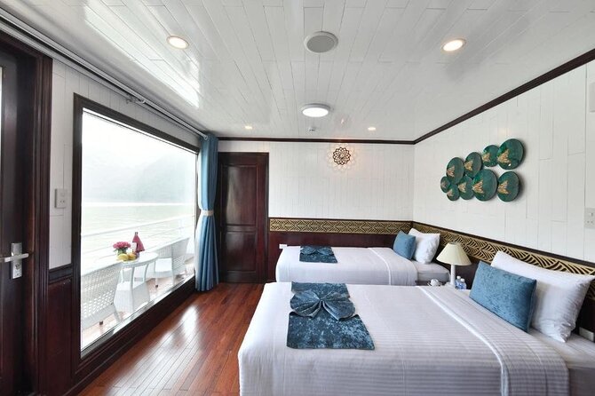 2 Days Halong Bay - Halong Sapphire Cruise - Evening aboard: dinner, happy hour, and squid fishing