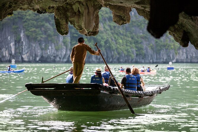 2D1N: Halong Bay 4-Star Cruise - Cave, Kayak, Swim, Meals - Day one: boarding, lunch, and the first bay views