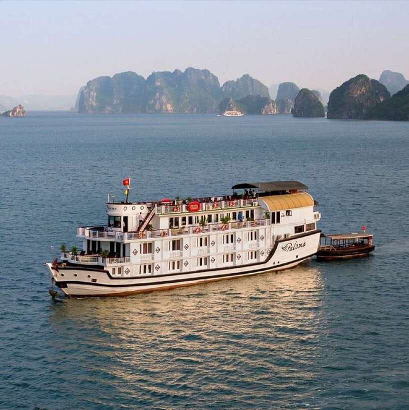4-star Halong Paloma Cruise 2D1N Trip - Thien Canh Son Cave and time in the water