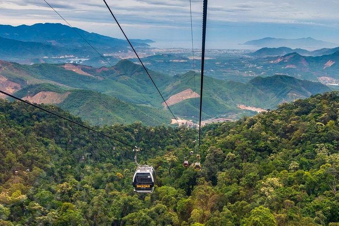Afternoon private transfer from Danang city to the Golden Bridge - From Da Nang to the Ba Na Hills cable car