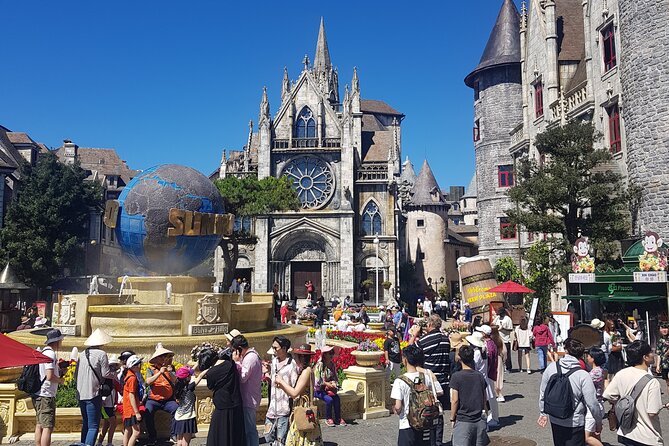 Ba Na Hills and Golden Bridge Private Tour - Linh Ung Pagoda and the large Buddha
