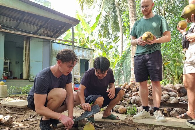 Ben Tre: Scooter, Culture, Sailboat and Mekong Food (Half Day) - Ben Tre market, fruit tasting, and back lanes