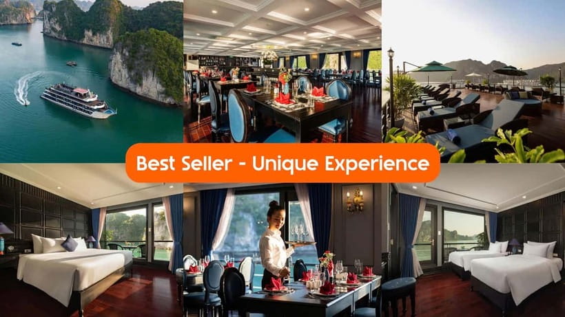 BestSeller - 2 Day 5-Star Overnight Cruise of Highest Safety - Kayaking and swimming in Lan Ha Bay