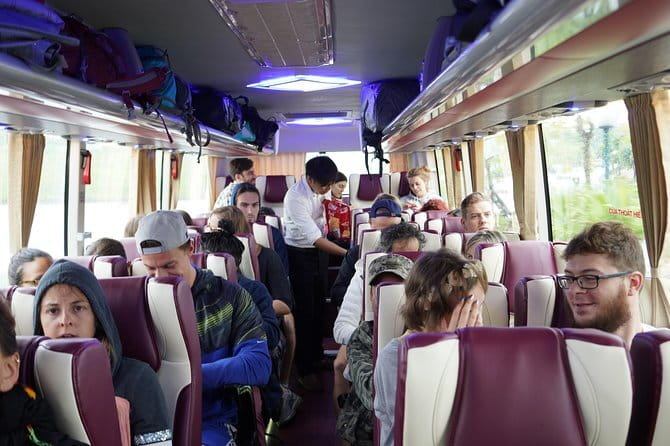 Bus Cat Ba island to Ha Noi - What the bus ride is like