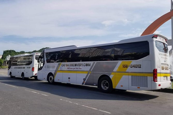 Bus Cat Ba to Hanoi - Pickup from Cat Ba hotels