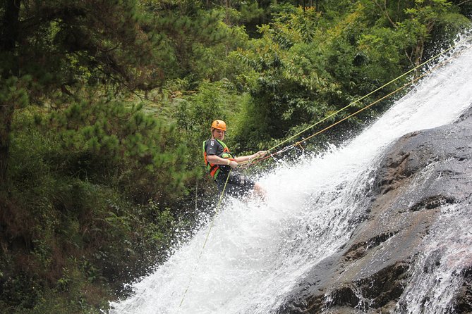 Canyoning Da Lat Vietnam - Starting at Datanla with a proper safety lesson