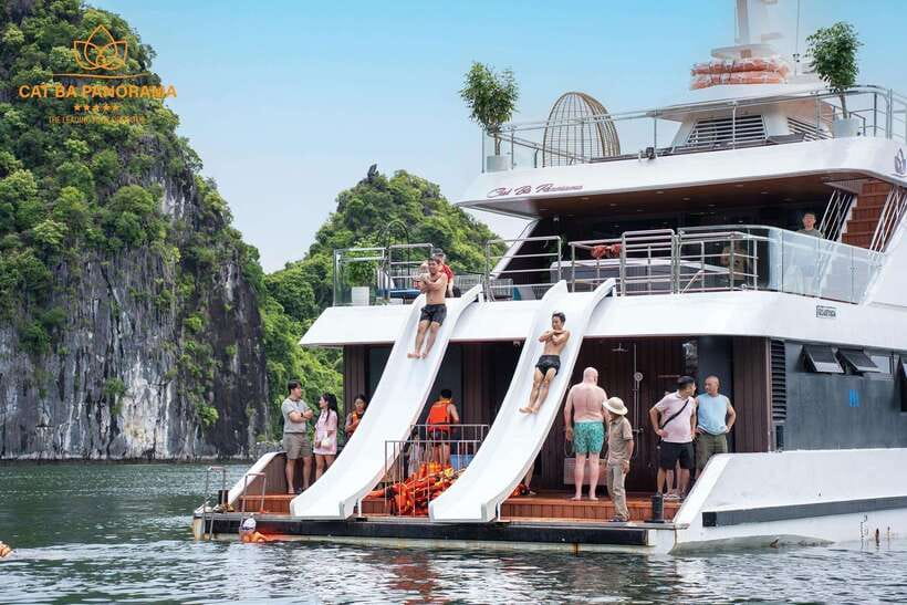 Cat Ba Island: Lan Ha Bay Full-Day with Luxury Cruise - Starting from Cat Ba and meeting the bay