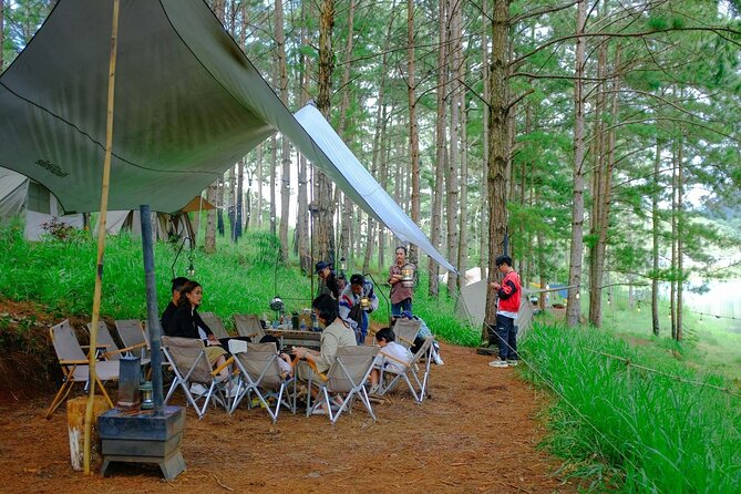 Combo Activity Trekking, Sup Paddling, Camping and Canyoning - Camping beside the lake, BBQ dinner, and foggy dawn