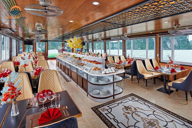 Cozy Bay Halong 5-Star Day Cruise, Buffet, Cave, Kayak, Swimming - Key points before you book
