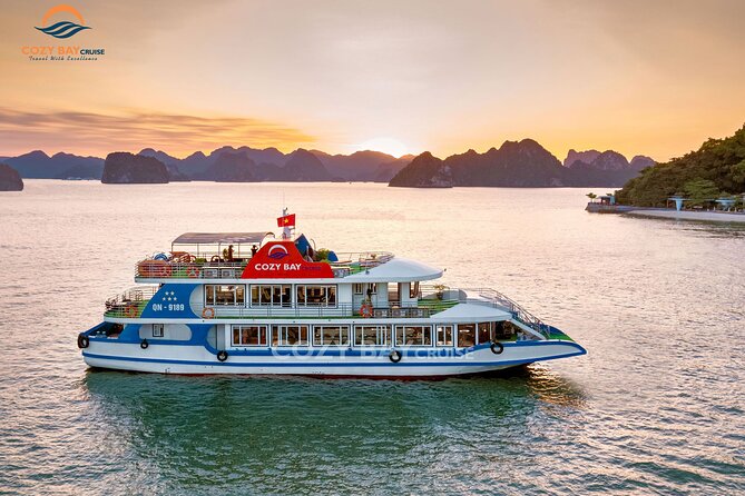 Cozy Bay Halong 5-Star Day Cruise, Buffet, Cave, Kayak, Swimming - The Hai Duong stop and the pearl workshop