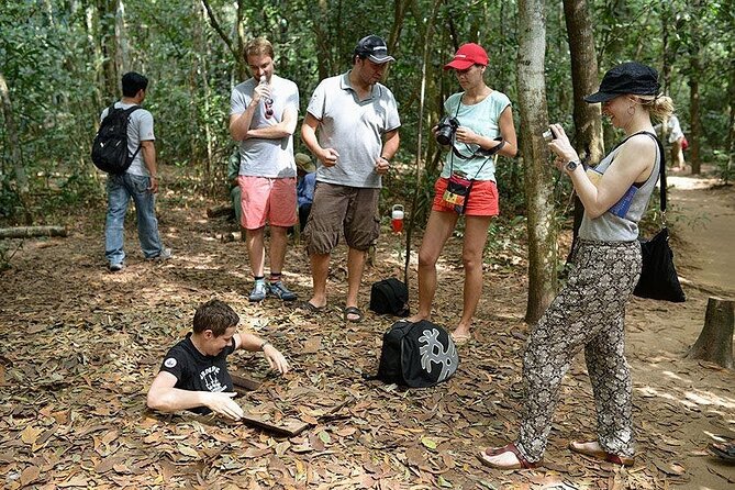 Cu Chi Tunnels - Half Day Luxury Tours - Walking through the surviving areas