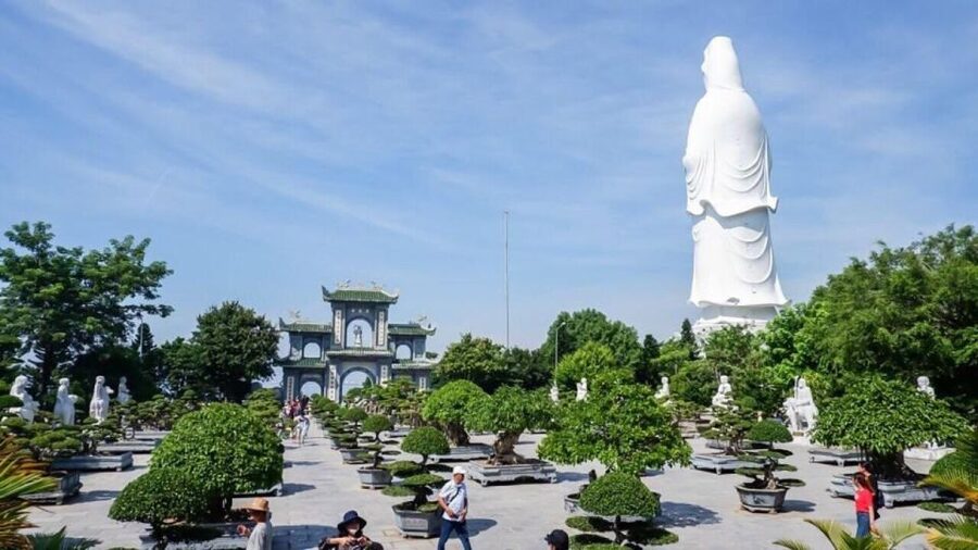 Da Nang : Lady Buddha - Marble Mountains - Am Phu Cave Tour - Climbing Marble Mountains and its five elements