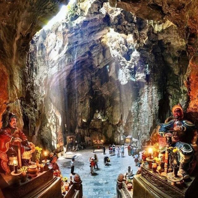 Da Nang : Lady Buddha - Marble Mountains - Am Phu Cave Tour - Shared, small-group, or private transport