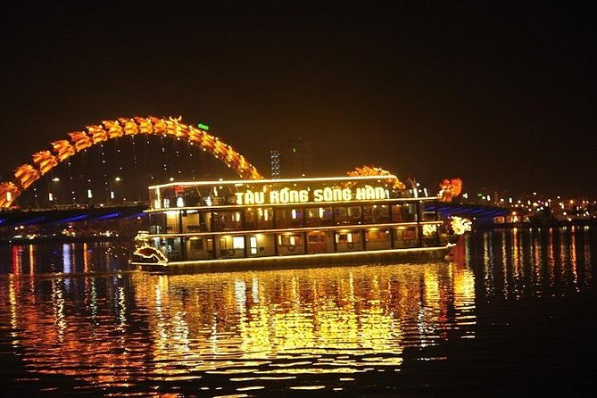 Da Nang Night Motorbike Tour & River Cruise Riding By Lady Rider - Love Bridge for river views and photographs