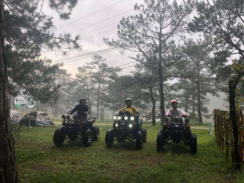 Dalat: 1- or 2-Hour Sightseeing ATV Adventure - The first 10 minutes: learning the ATV