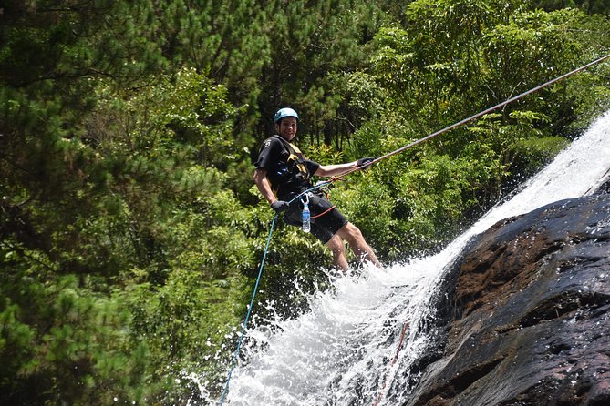 Dalat Canyoning Day Trip - A 100-meter zip line finishes the action