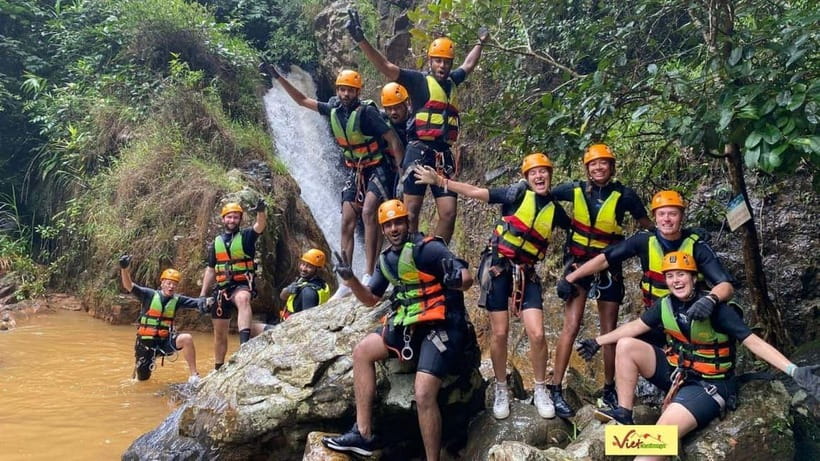 Dalat: Canyoning Extreme Adventure Vietnam - Lunch beside the highest waterfall