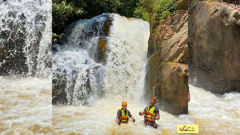 Dalat: Canyoning Extreme Adventure Vietnam - The 25-meter waterfall is the day’s big test