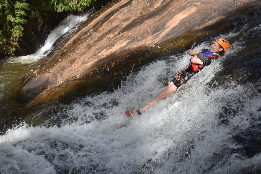 Dalat: Extreme Canyoning Adventure - The practice session makes the first descent less intimidating