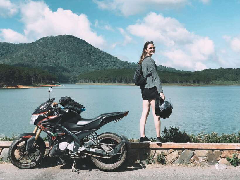 Dalat: MOTORBIKE TOUR TO PONGOUR FALLS- SILK- COFFEE FARM - Leaving Dalat by motorbike or car
