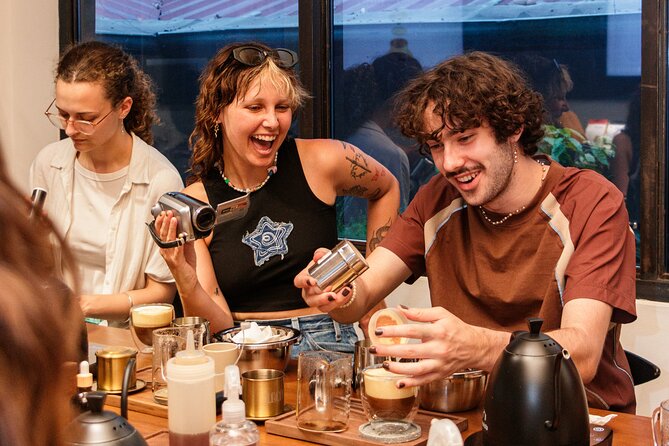 Decadent Vietnamese “Egg Coffee” Workshop in Hồ Chí Minh City - Whipping the egg cream with coffee blossom honey