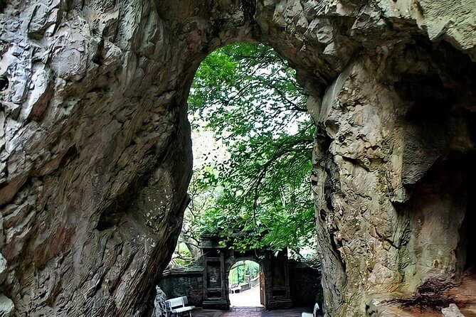 Discover Marble Mountains - Monkey Mountains in Da Nang City - Huyen Khong Cave’s open roof and circular arches