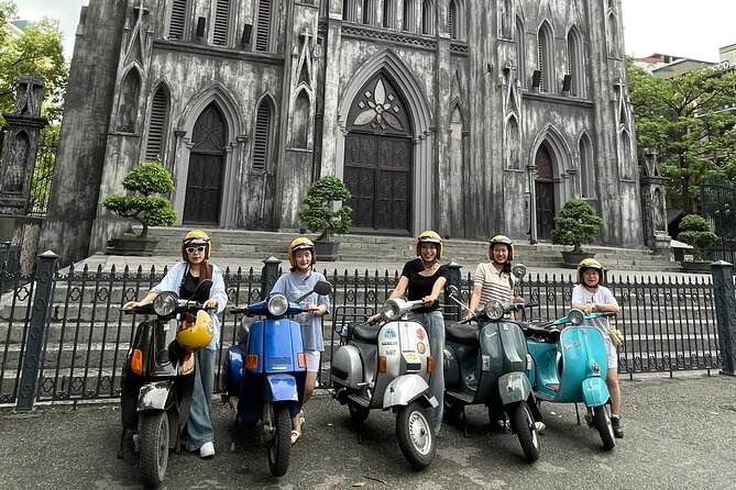 Discovery Inside Ha Noi City Tour By Vespa - West Lake, Truc Bach Lake, and the water between them