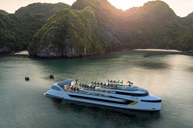 Dolphin Cruise – Experience Halong Bay in Timeless Luxury - Sung Sot Cave and its towering chambers