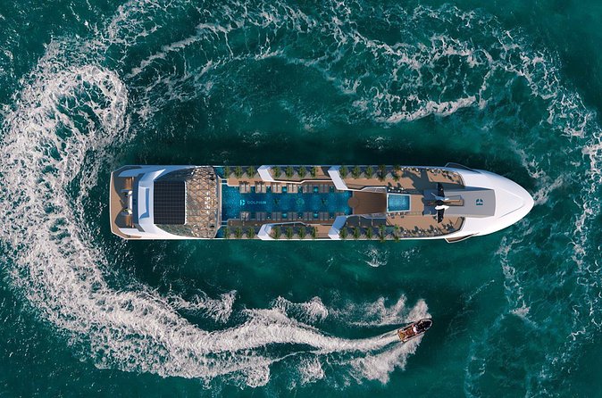 Dolphin Cruise – Experience Halong Bay in Timeless Luxury - The largest luxury pool on the return ride