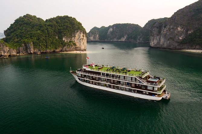 Doris Cruise 5 star cruise 2 days visiting Halong Bay Lan Ha Bay private balcony - Cooking class, sundeck time, and the pace of the trip