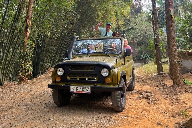 Duong Lam Village & Ba Vi National Park Jeep Tour From Hanoi - The Vietnam Army Legend Jeep through village roads