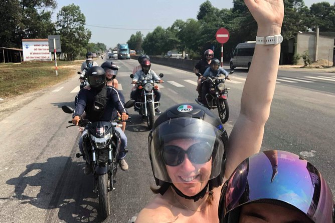 Easy Rider From Hue Da Nang Hoi An Via Hai Van Pass With Mister T - Lang Co Beach before the mountain road