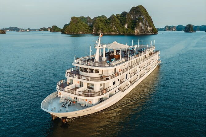 Emeraude Cruise 2 days 1 night Ha Long Bay Tour - French-style crêpes and the pearl village