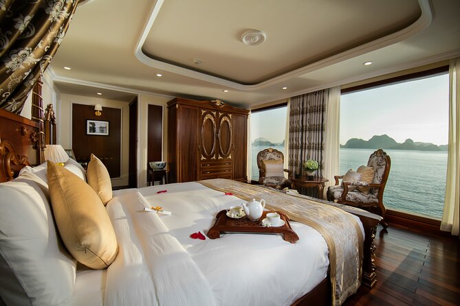 Emperor Cruises Experience 2 Days 1 Night in Halong Bay. - Price, transport, and who gets good value