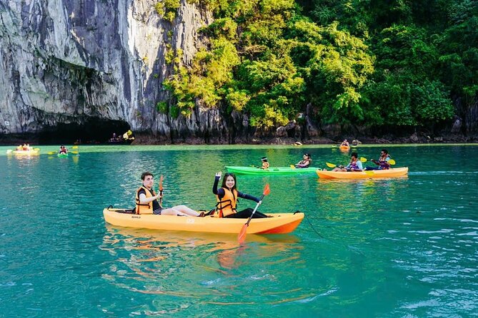 Excellent Halong Bay Day Cruise All Inclusive From Hanoi - Luon Cave by kayak or bamboo boat