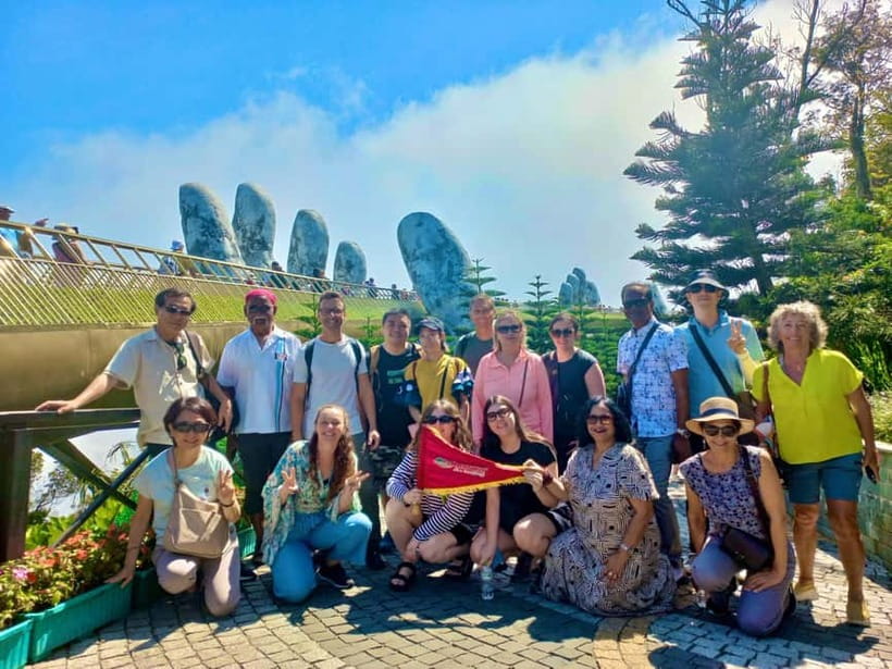From Da Nang: Ba Na Hills and Golden Bridge tour & options - The morning pickup and mountain ride