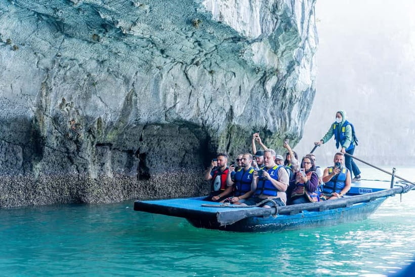 From Ha Long: Luxury Symphony Day Cruise with 2 Jacuzzi Pool - How the day feels on a full ship