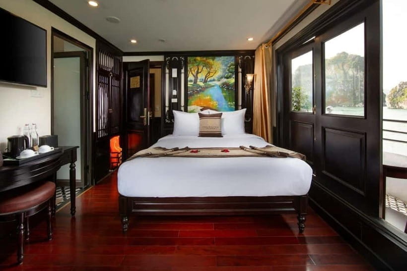 From Hanoi: 3 Day Halong Bay 5 Star Cruise - Ninh Binh Tour - Titov Island and the late afternoon on deck
