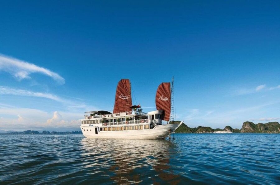 From Hanoi: Ha Long - Bai Tu Long Bay 2-Day 1-Night Cruise - Sunset on deck and a quiet night at anchor