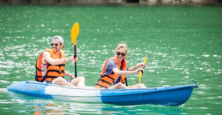 From Hanoi: Halong Bay 1 Day Trip Visit Cave, Island, Kayak - Boarding at Tuan Chau Island around midday