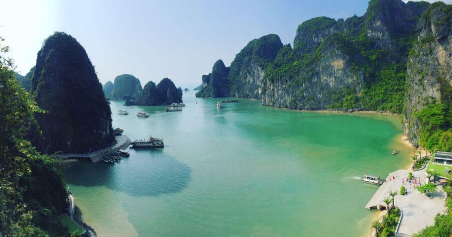 From Hanoi: Halong Bay Day Trip with Lunch and Transfers - Titop Island for views, swimming, or a rest