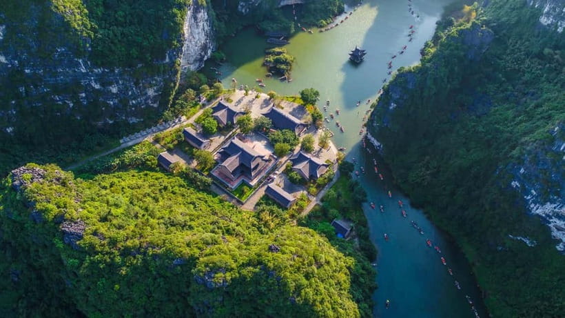 From Hanoi: Ninh Binh Trip with Cycling & Buffet Lunch - A Vietnamese buffet around midday