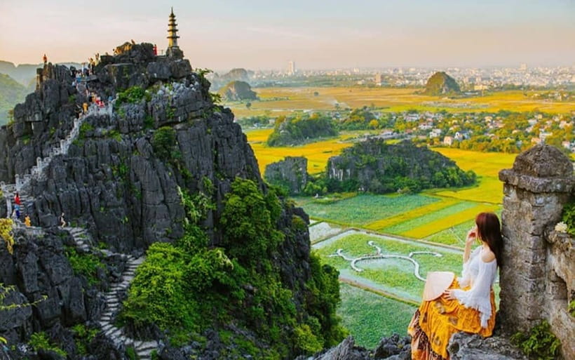 From Hanoi/NinhBinh: HoaLu-Bai Din- TrangAn- MuaCave-BichDon - Bich Dong Pagoda, the quieter route choice
