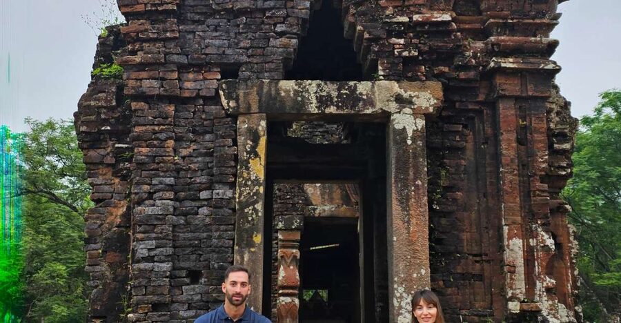 From Hoi An: My Son Sanctuary & Marble Mountains Guided Tour - Marble Mountains, caves, and steep stone steps