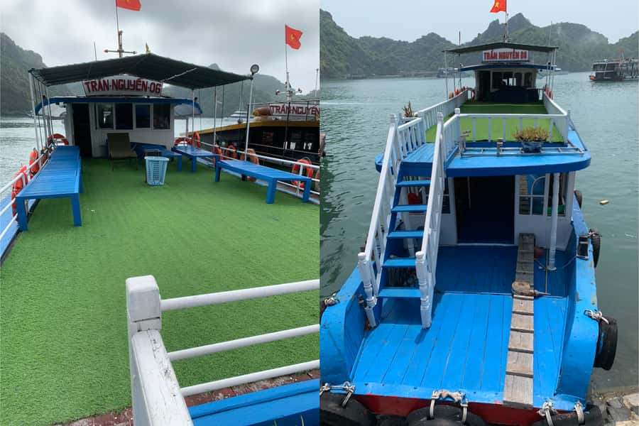 Full day boat trip with Cat Ba's captain Jack - The afternoon beach and sunset return